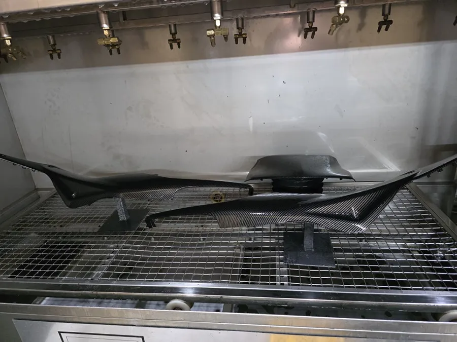 야마하 xmax 카본패턴수전사후 세척