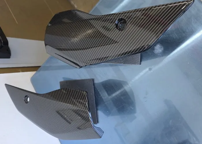 카본패턴휀다스테이 1차코팅