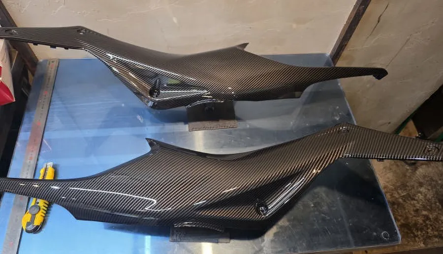 카본패턴사이드커버 1차코팅