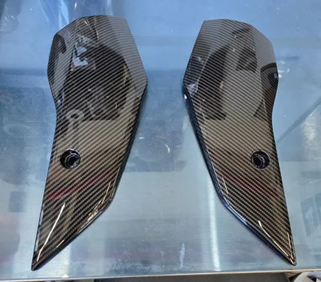 카본패턴휀더스테이 2차코팅