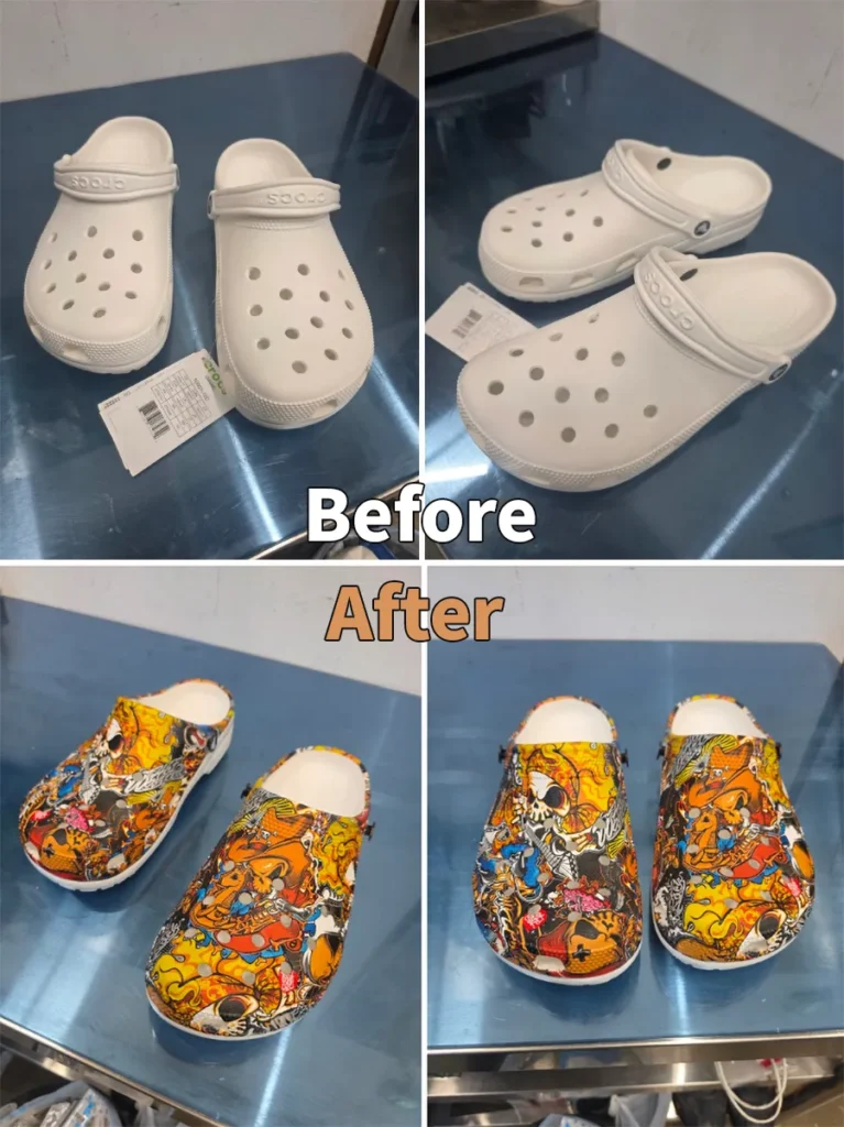 크록스 수전사 작업 전후