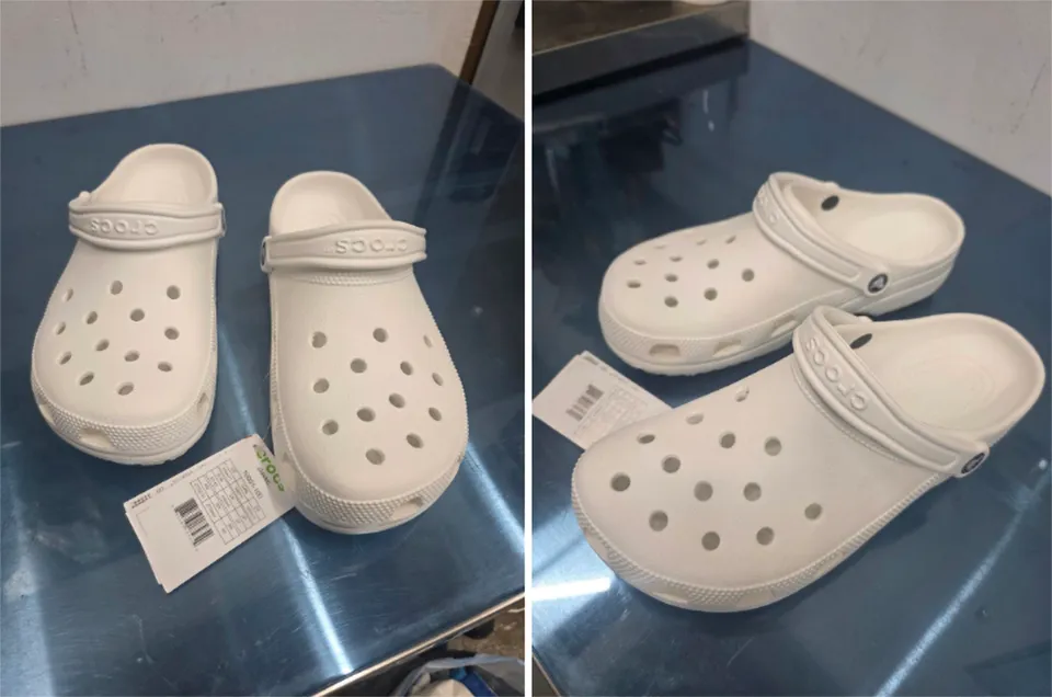 크록스 화이트 신발