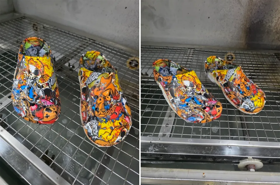 크록스 수전사 세척작업